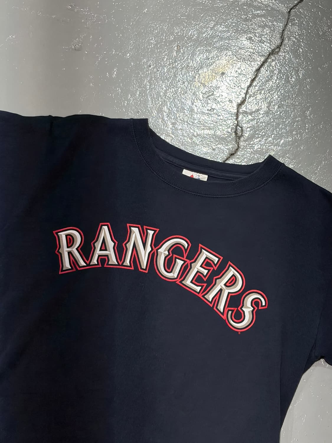 마제스틱(Majestic) RANGERS 텍사스 레인저스 네이비 티셔츠 상품이미지2