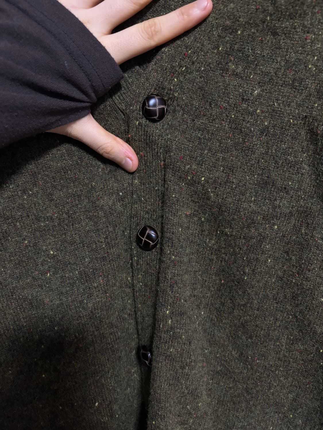 빈티지 메론빵단추 포레스트 가디건 상품이미지2