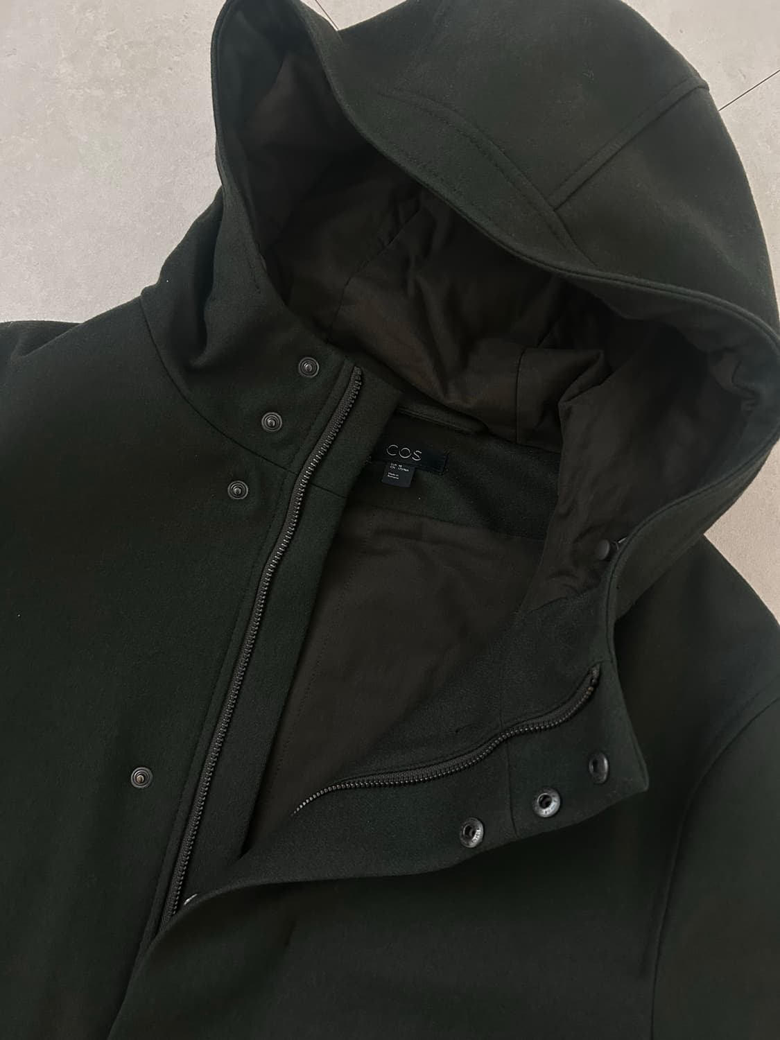 코스 COS 울 캐시미어 후드 코트 48 상품이미지3