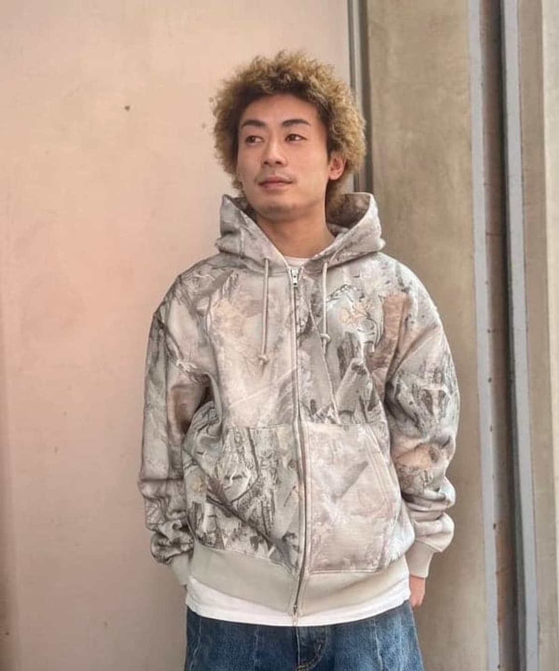 BEAMS 리얼트리 크롭 후드집업 m 상품이미지2