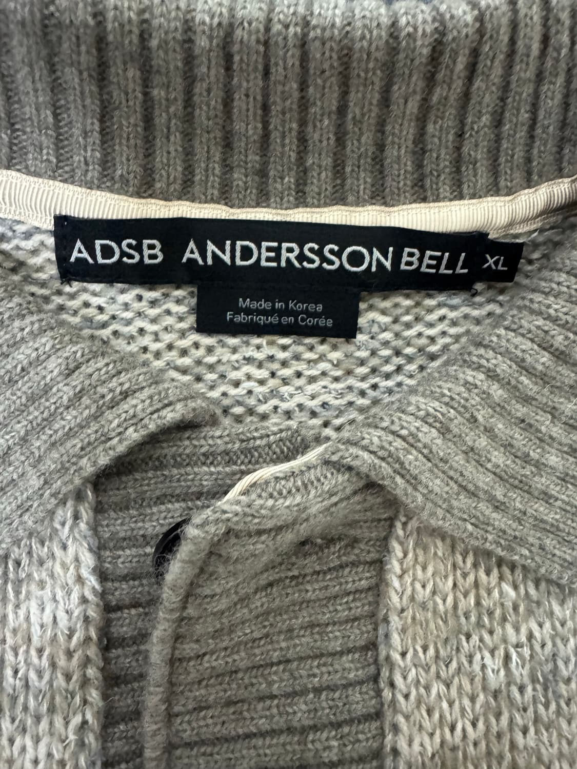 앤더슨벨 언브리치 레이스 업 가디건 상품이미지4