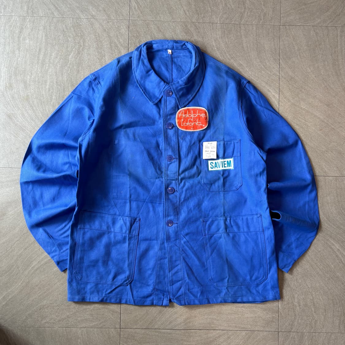 90년대 빈티지 프랑스 생산 프렌치 워크 자켓 상품이미지1