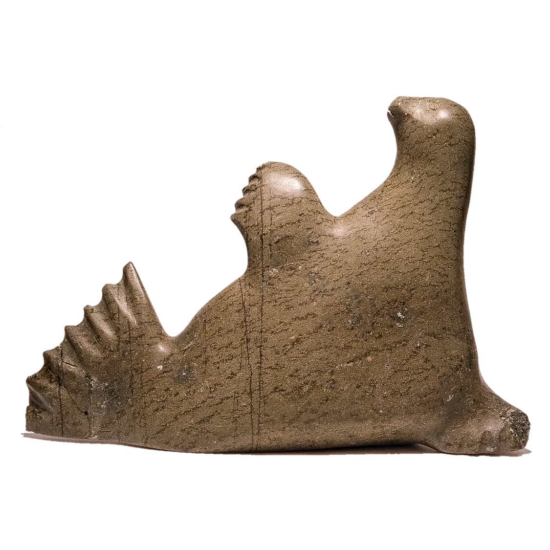 Inuit Hand-carved Soapstone Sea Seal 상품이미지1