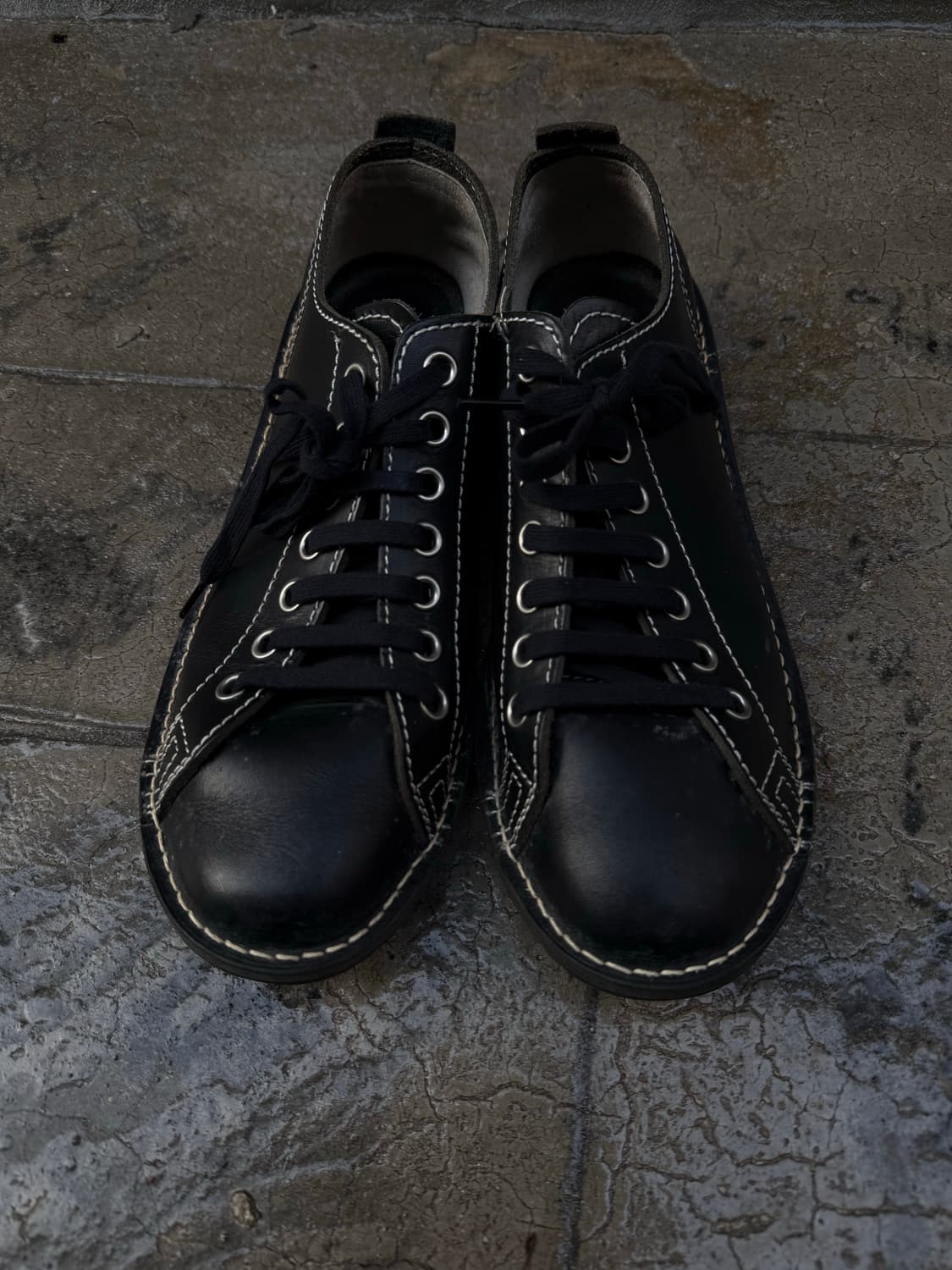 꼼데가르송 옴므 스티치 우드 더비 슈즈 상품이미지4