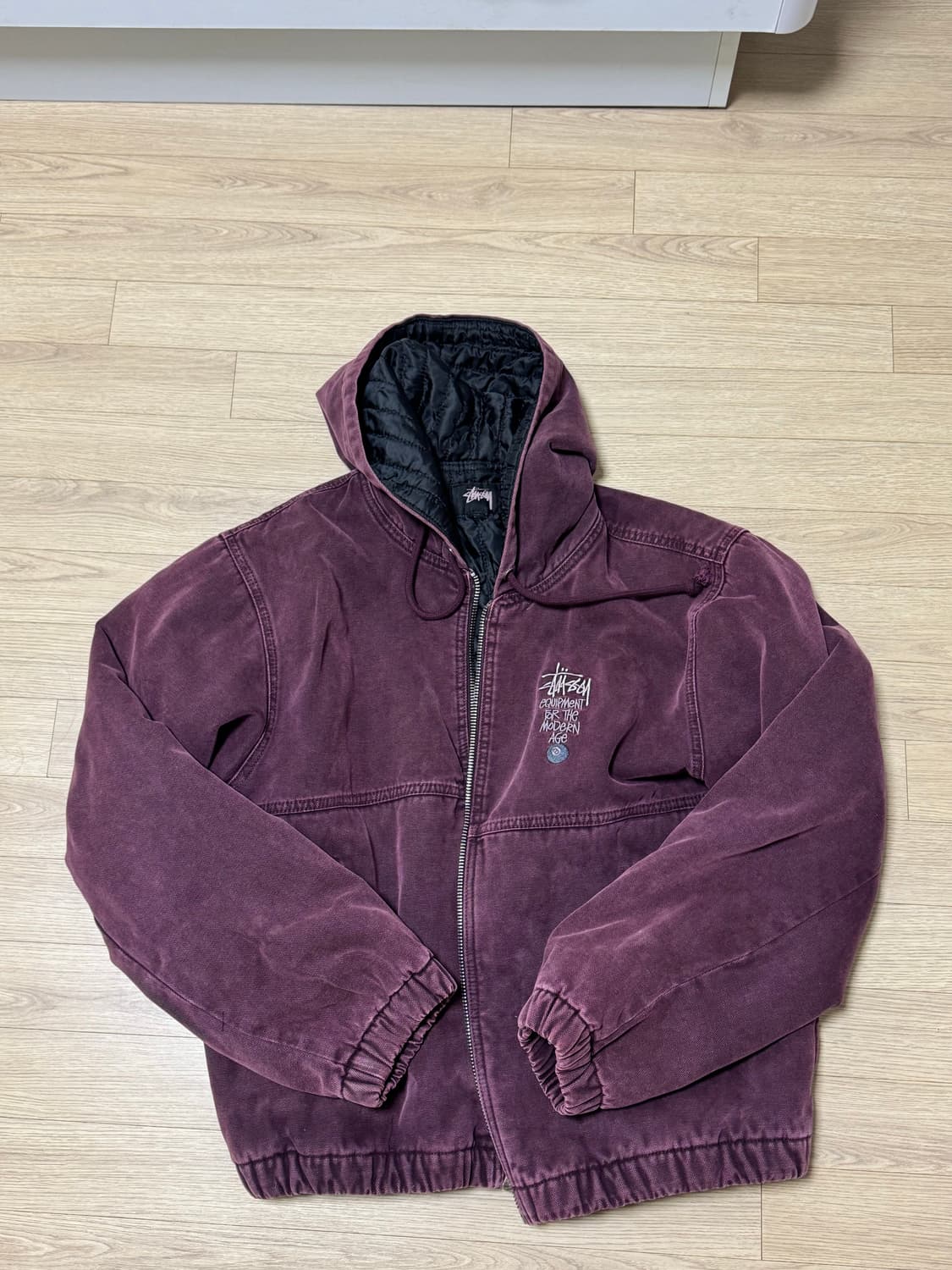 스투시 canvas insulated work jacket 퍼플 상품이미지2