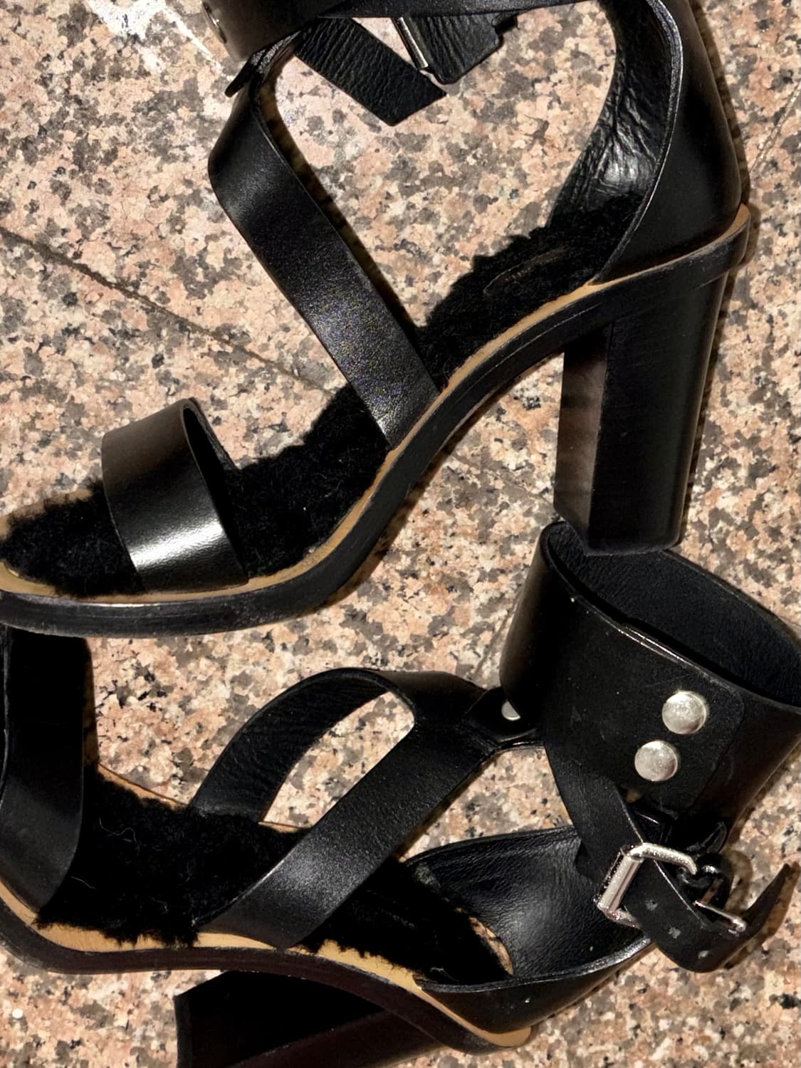 이자벨마랑 제이코 퍼 레더샌들 상품이미지3