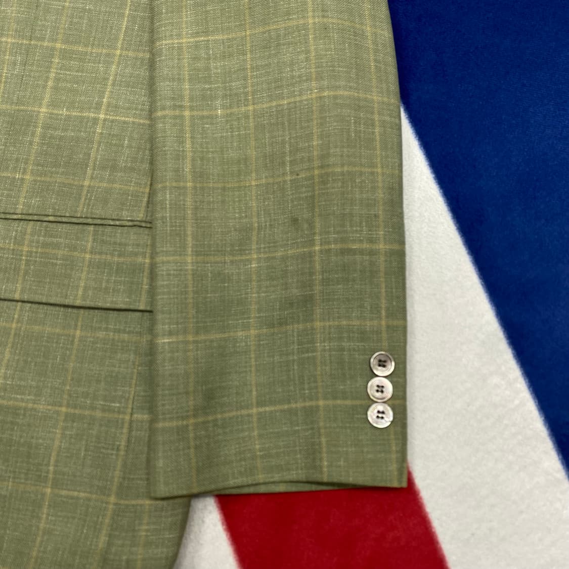 YSL 체크 블레이져 실측 105 상품이미지5