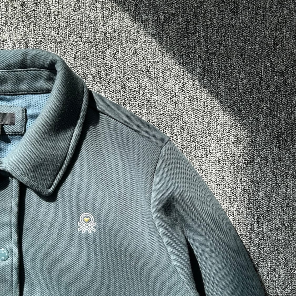 베네통 버튼업 코튼 바시티 자켓 상품이미지4