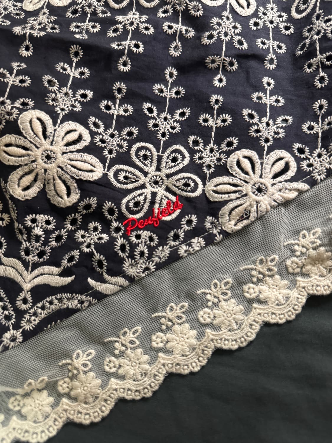 펜필드 플라워 롱 스카프 상품이미지3