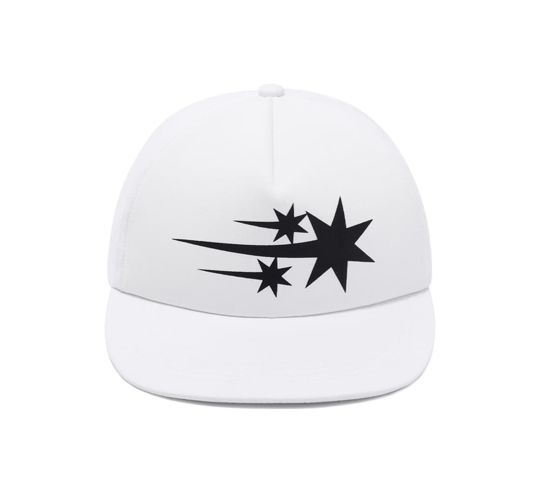 판매) 나이스고스트클럽 3STAR TRUCKER CAP WHITE 상품이미지2