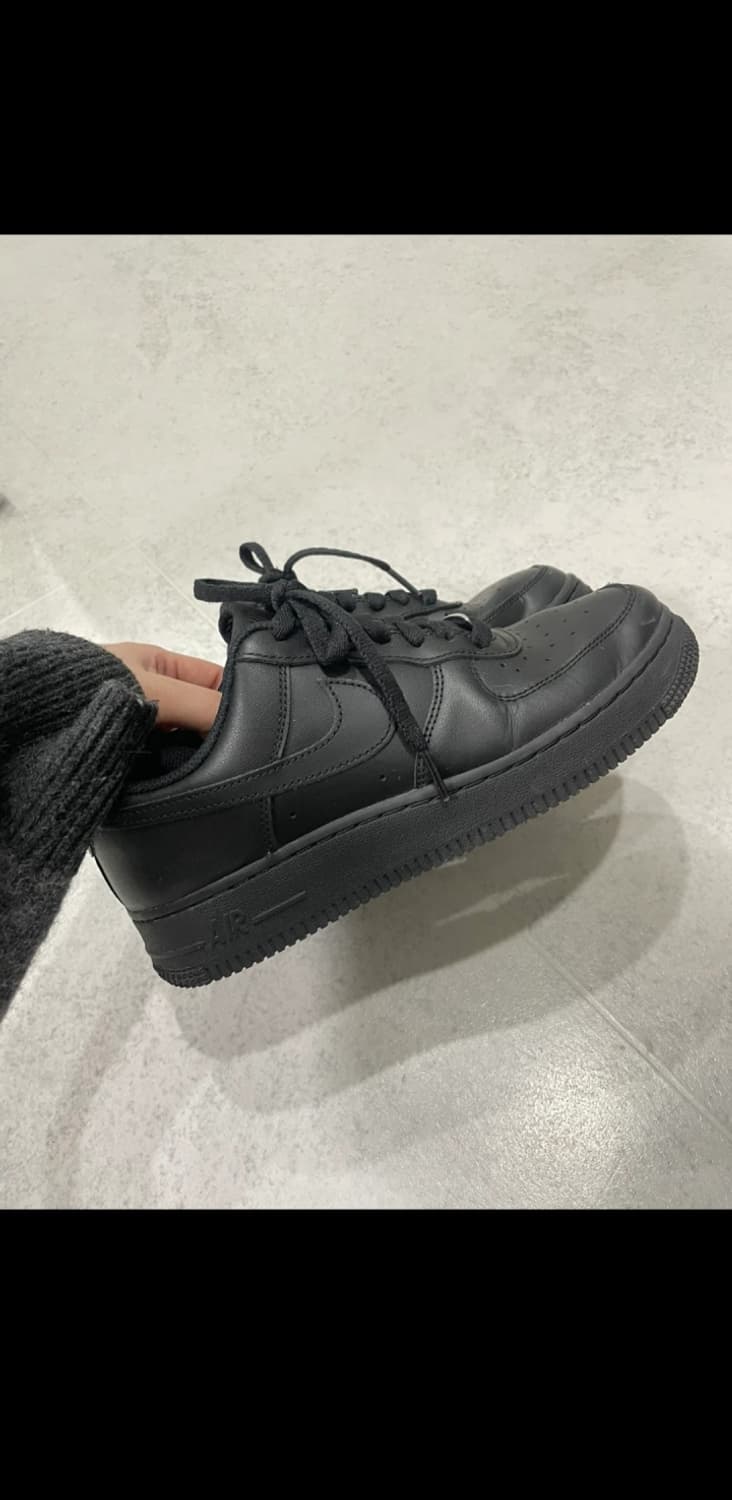 에어포스w 올블랙 240 상품이미지2