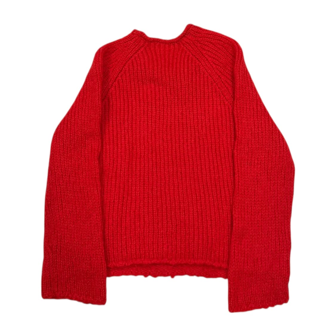 아르켓 루즈 울 모헤어 니트 레드 S 상품이미지2