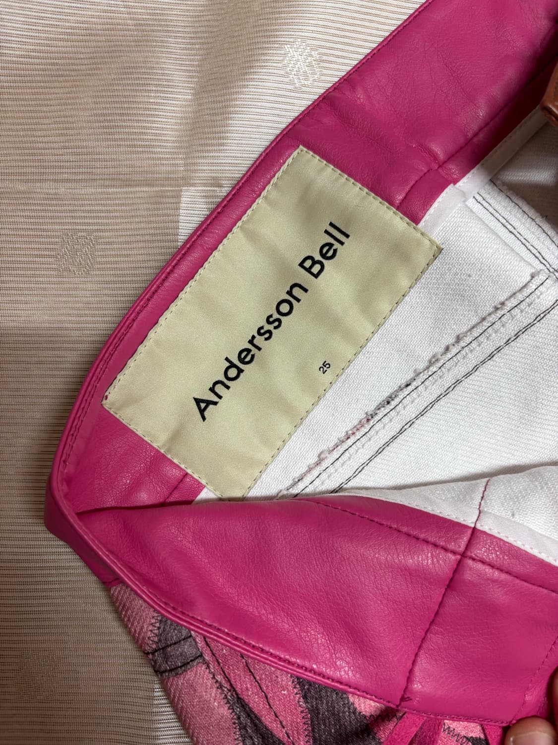 Andersson Bell Patchwork Leather pants 상품이미지3