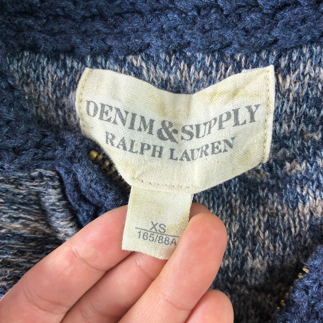 Denim&supply 데님앤 서플라이 숄카라 스웨트 가디건 상품이미지5
