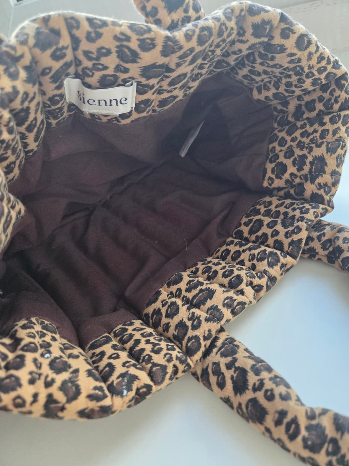 시엔느 호피 패딩백 상품이미지5