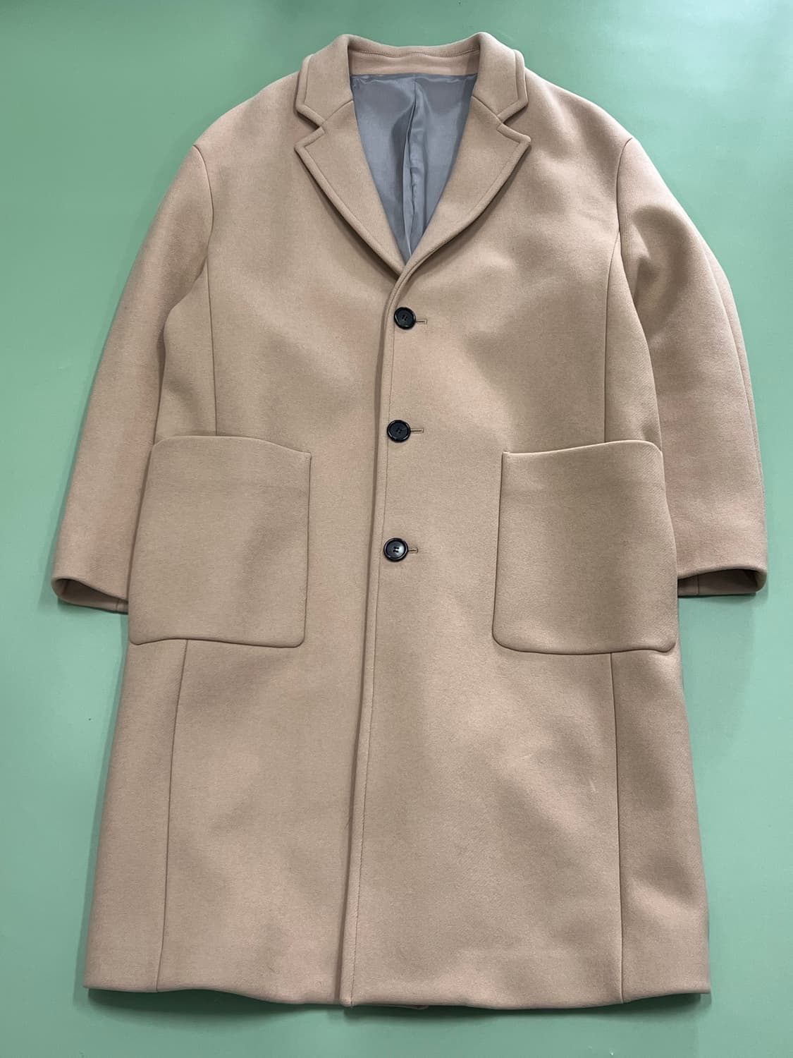 시스템옴므 울캐시미어 더블롱코트 베이지 상품이미지2