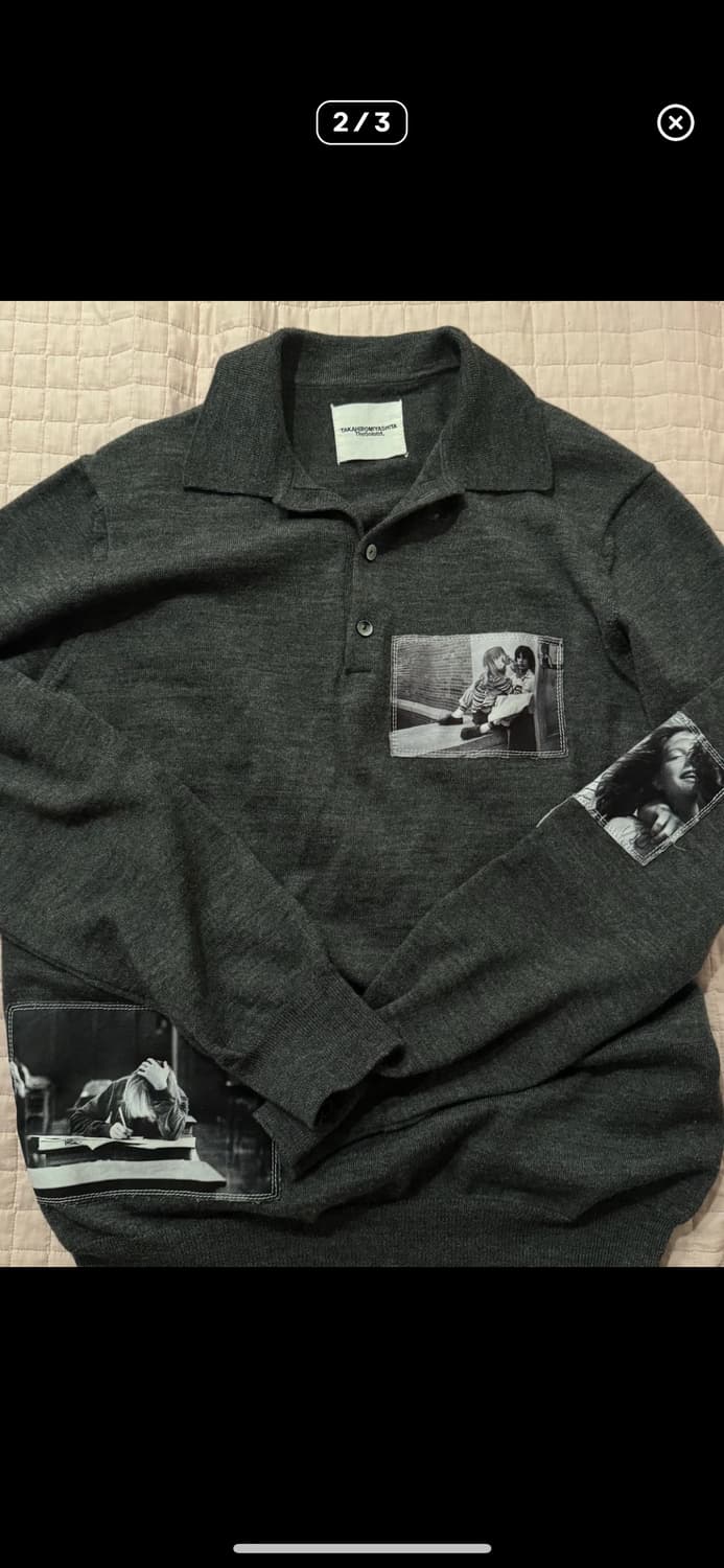 구매)) Takahiromiyashita the soloist 카라 니트 상품이미지2