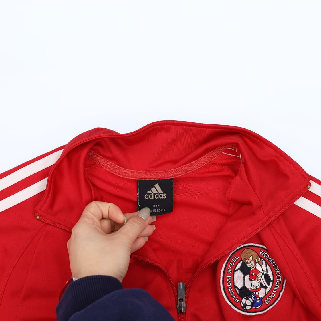 [85] 아디다스 여성 현대제철 K리그 축구 트랙탑 저지 집업 0114J 상품이미지4