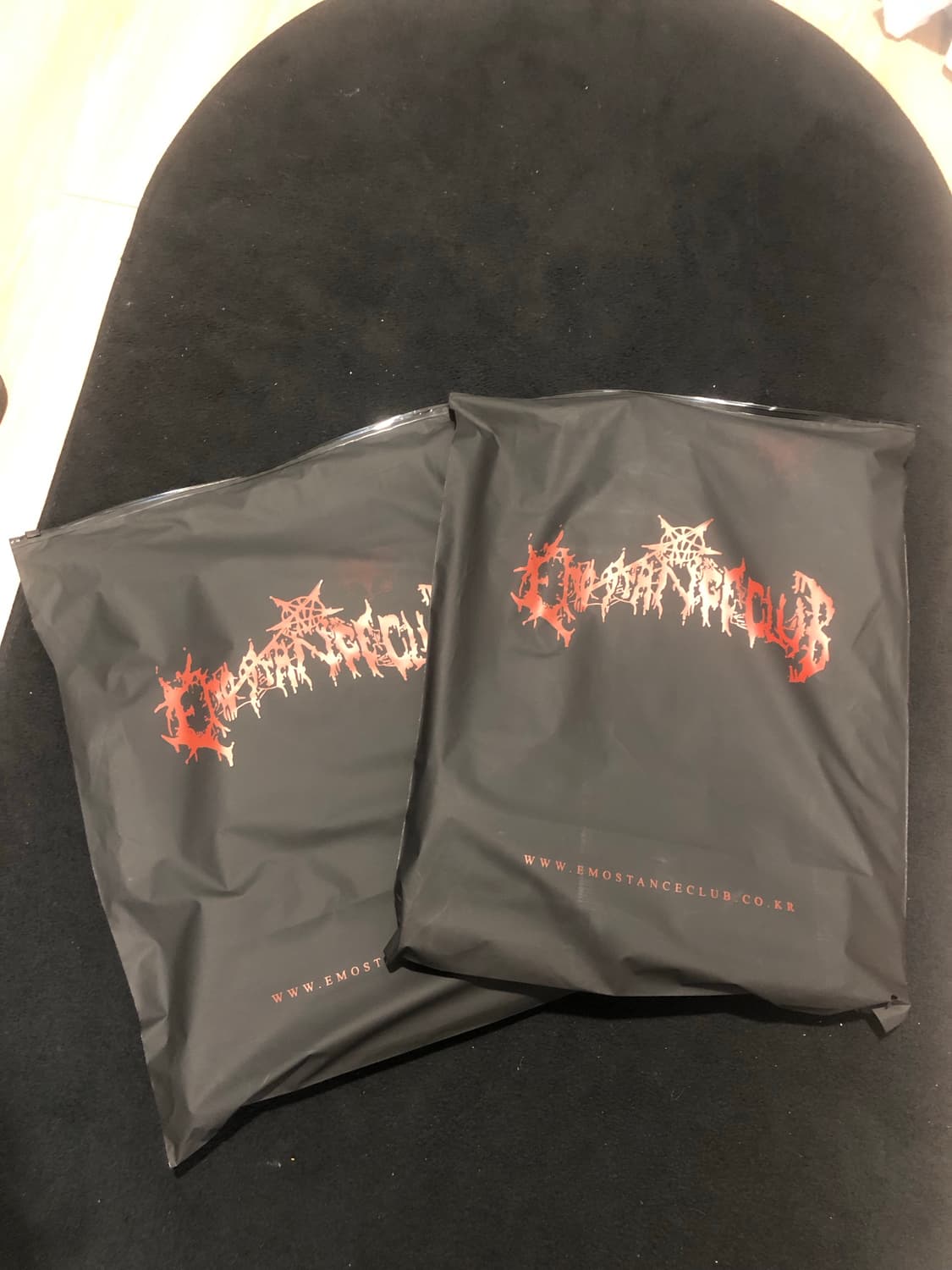 에모스탠스클럽 레더패치 플레어진 1size 상품이미지2