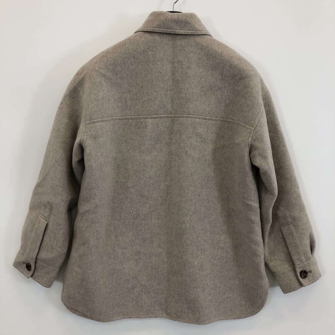 헤지스레이디스 캐시미어 울 혼방 셔츠코트 90-165  상품이미지4