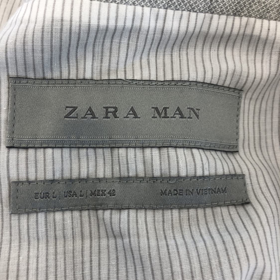 자라 스웻 바이커 블루종 L 상품이미지5