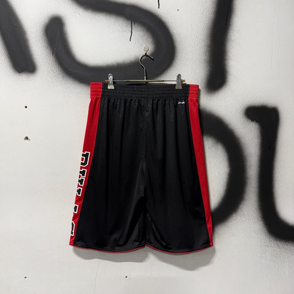 아디다스 x NBA 시카고 불스 빅 프린팅 바스켓볼 쇼트 팬츠 상품이미지2