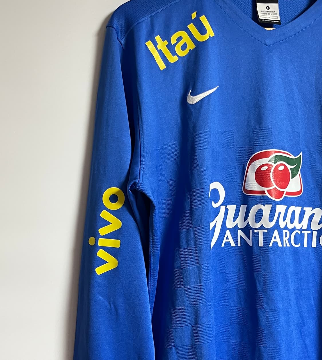 공용 나이키 브라질 축구 국가대표팀 긴팔 저지  유니폼 L 상품이미지3