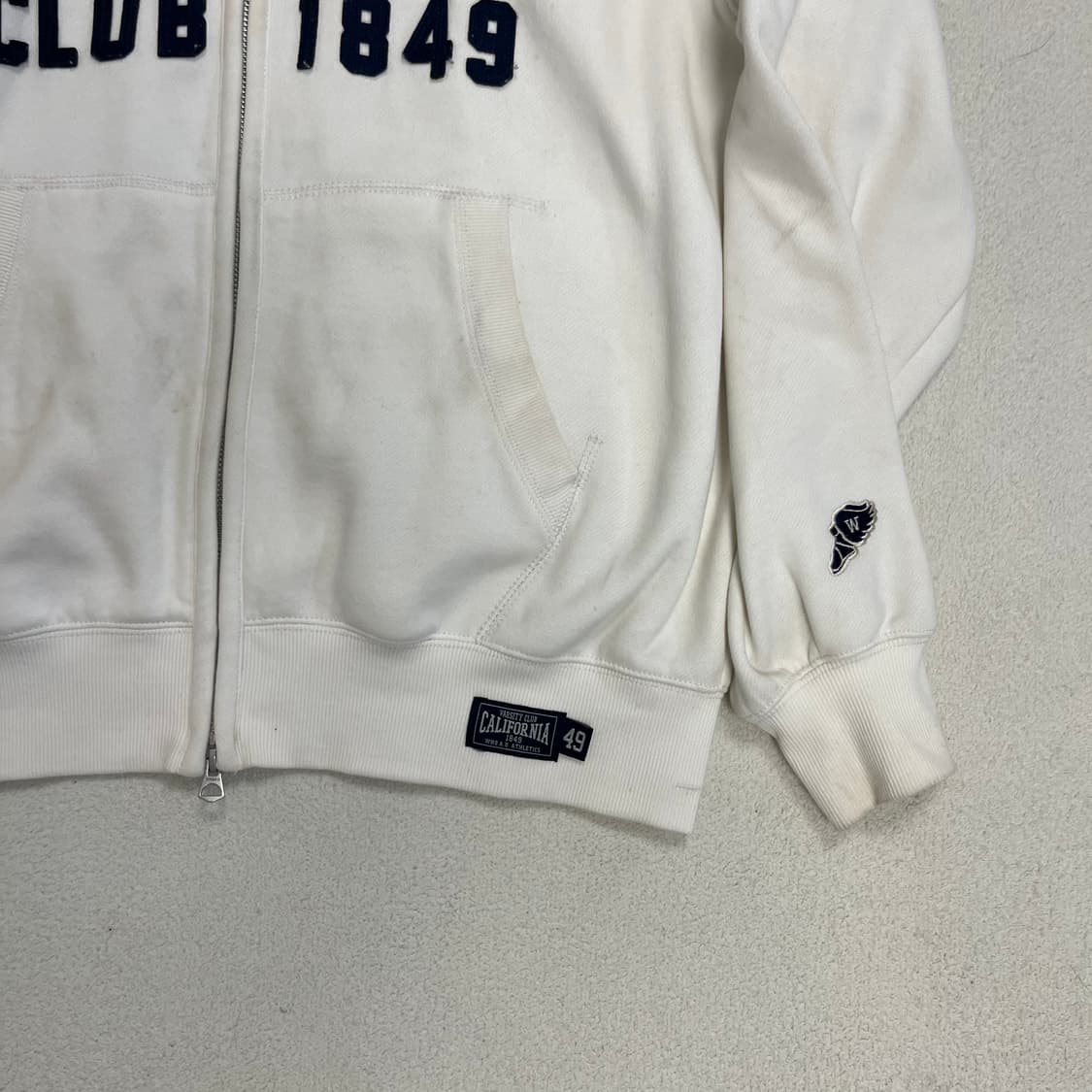 Who.A.U white 2way hood zip-up 상품이미지5