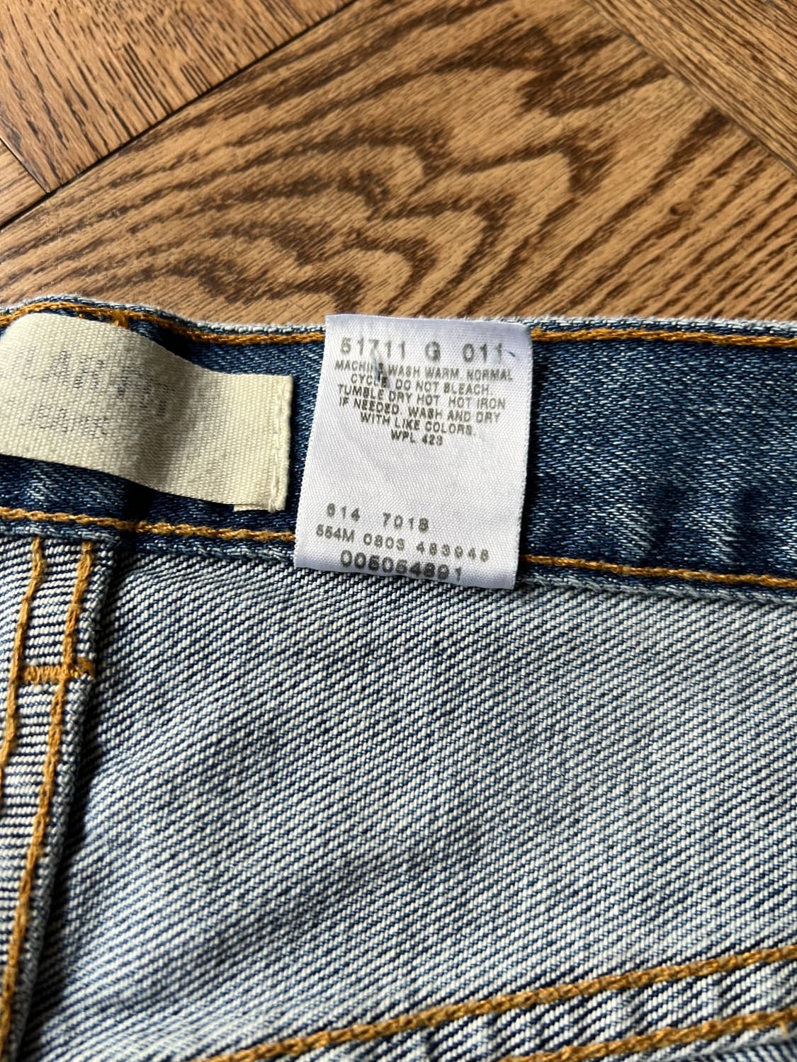 [36]00's 리바이스 505 Made in USA 데님 팬츠 상품이미지4