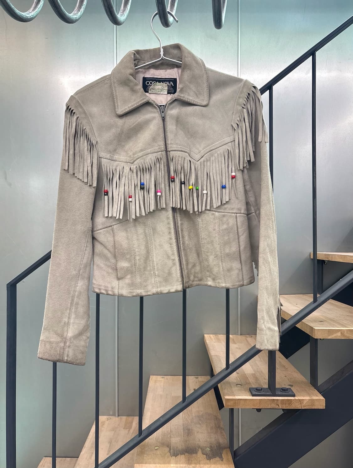 COSA NOVA 빈티지 스웨이드 가죽 자켓 상품이미지1