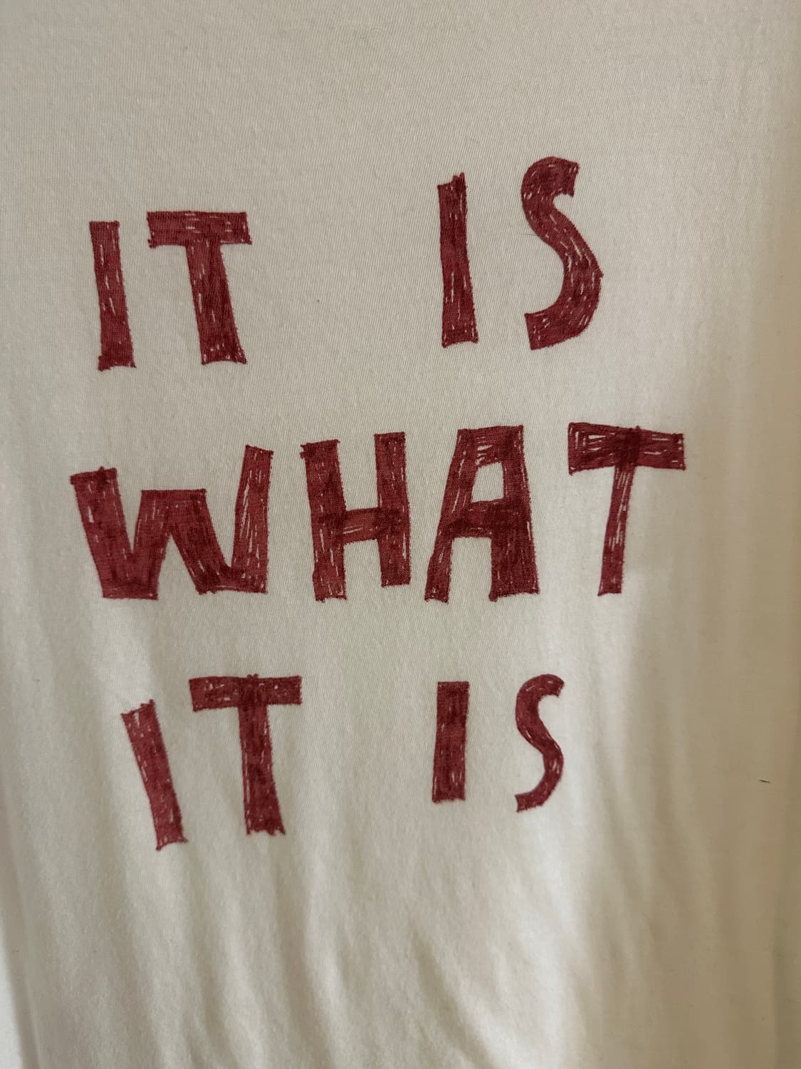 R13  25SS 캐시미어 티셔츠 에크루 (S) 상품이미지4