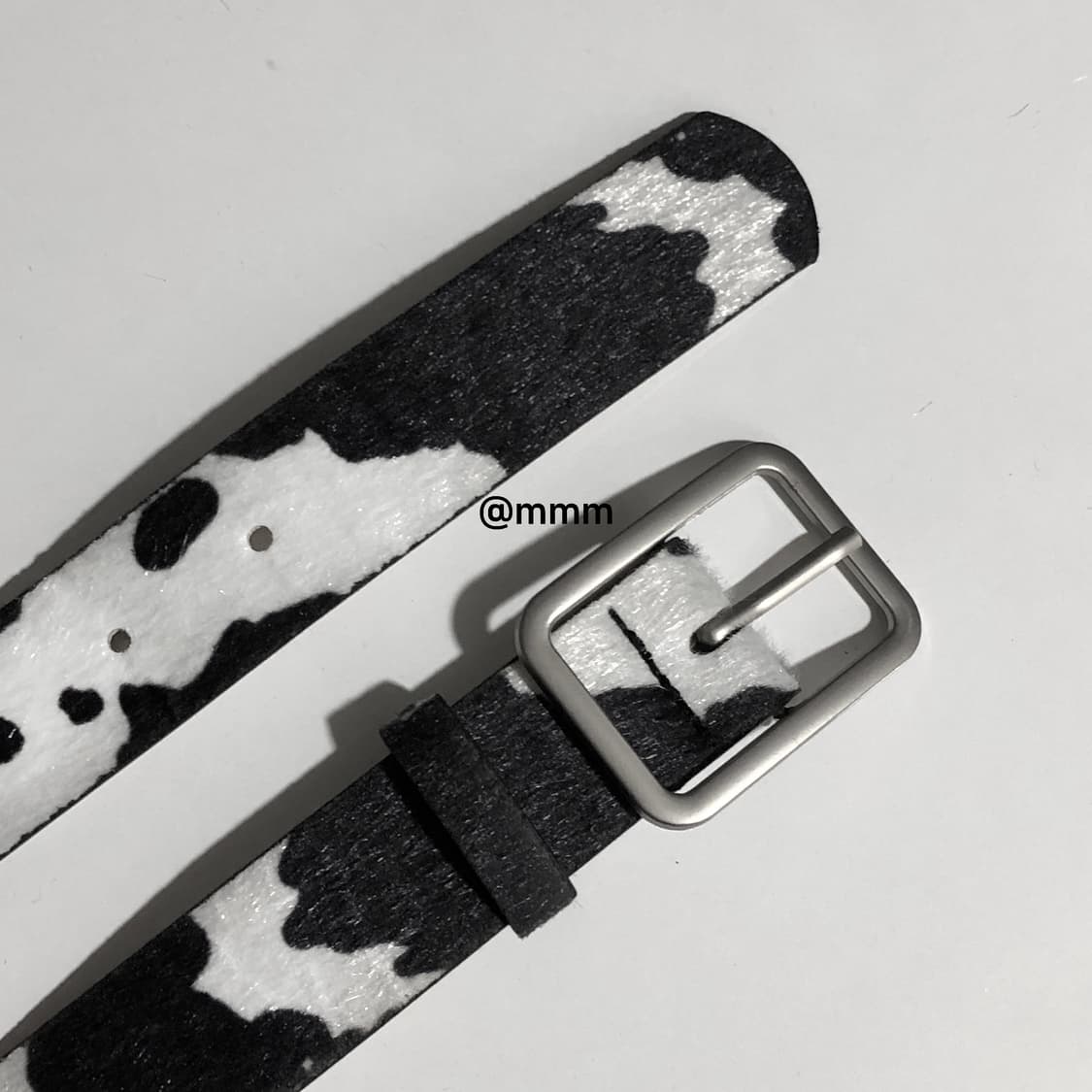 카우헤어 레오파드 송치털 벨트🐄 상품이미지8