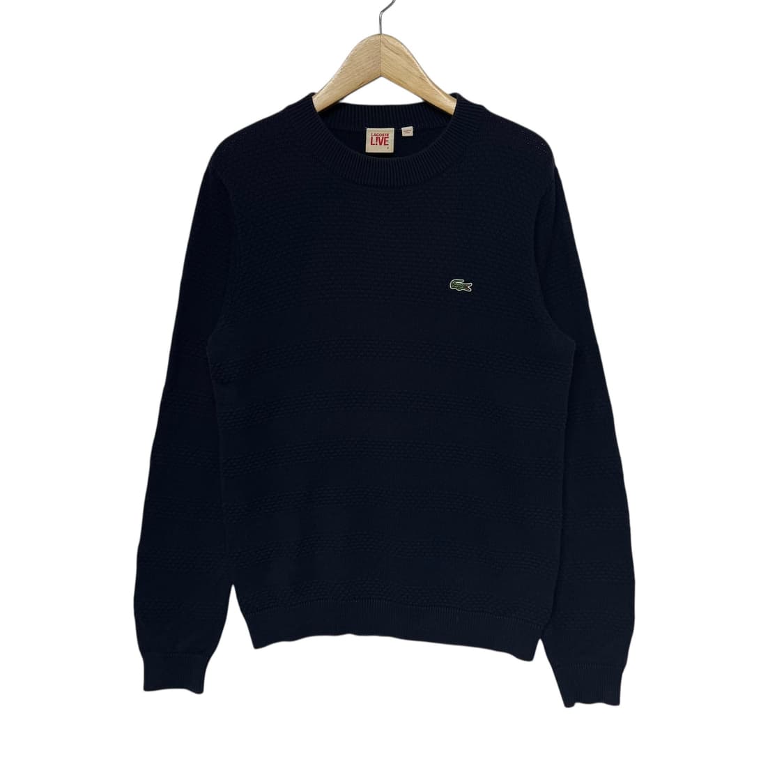 라코스테 로고 라운드 니트 상품이미지1