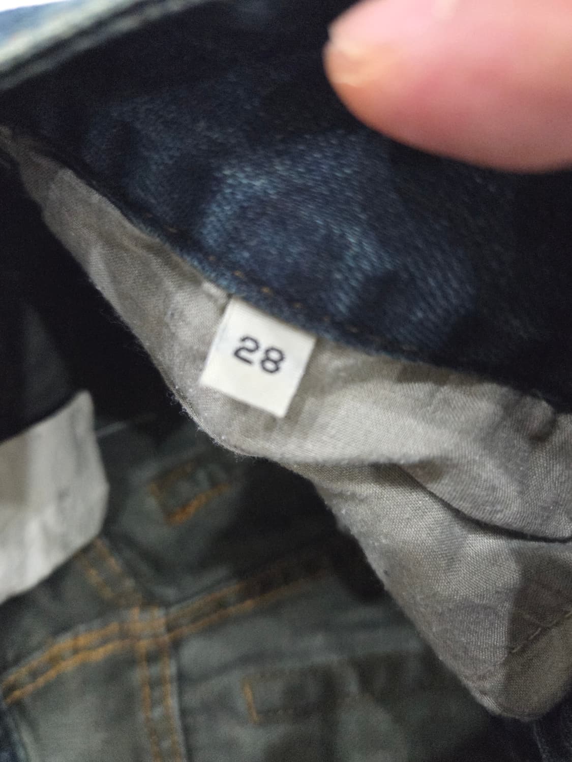 00s D&G 아카이브 ITALY 11  데님 팬츠 상품이미지8