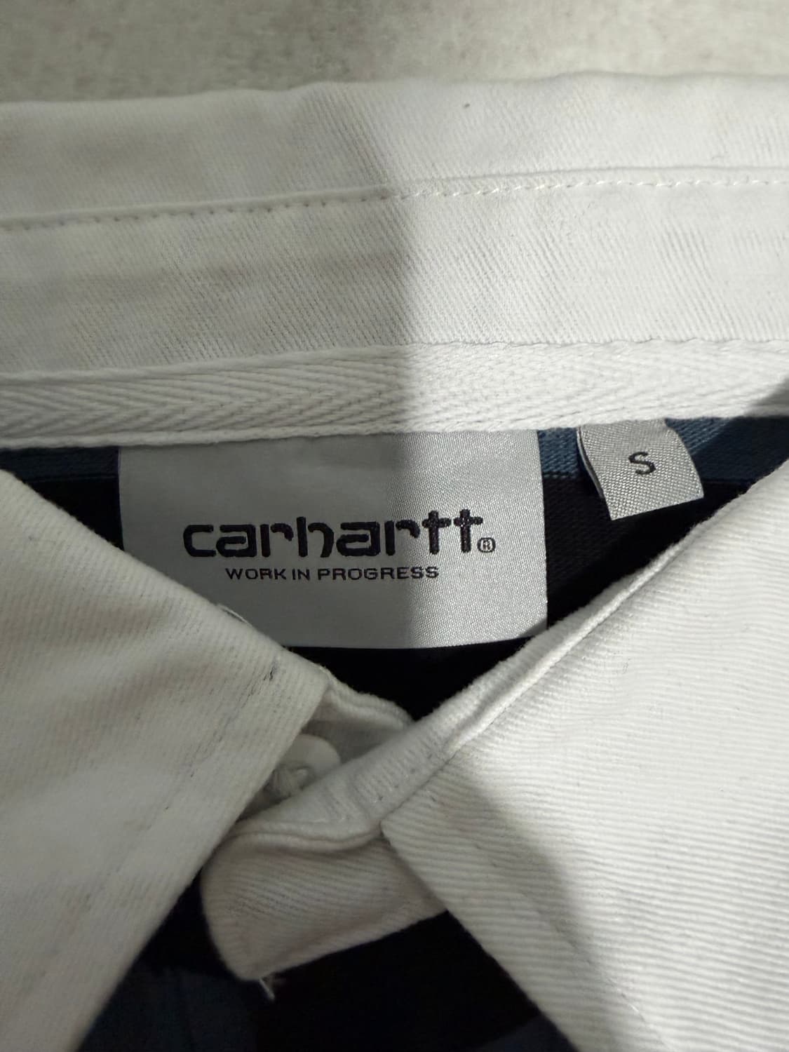 칼하트 스트라이프 럭비티 새상품급 95 상품이미지4