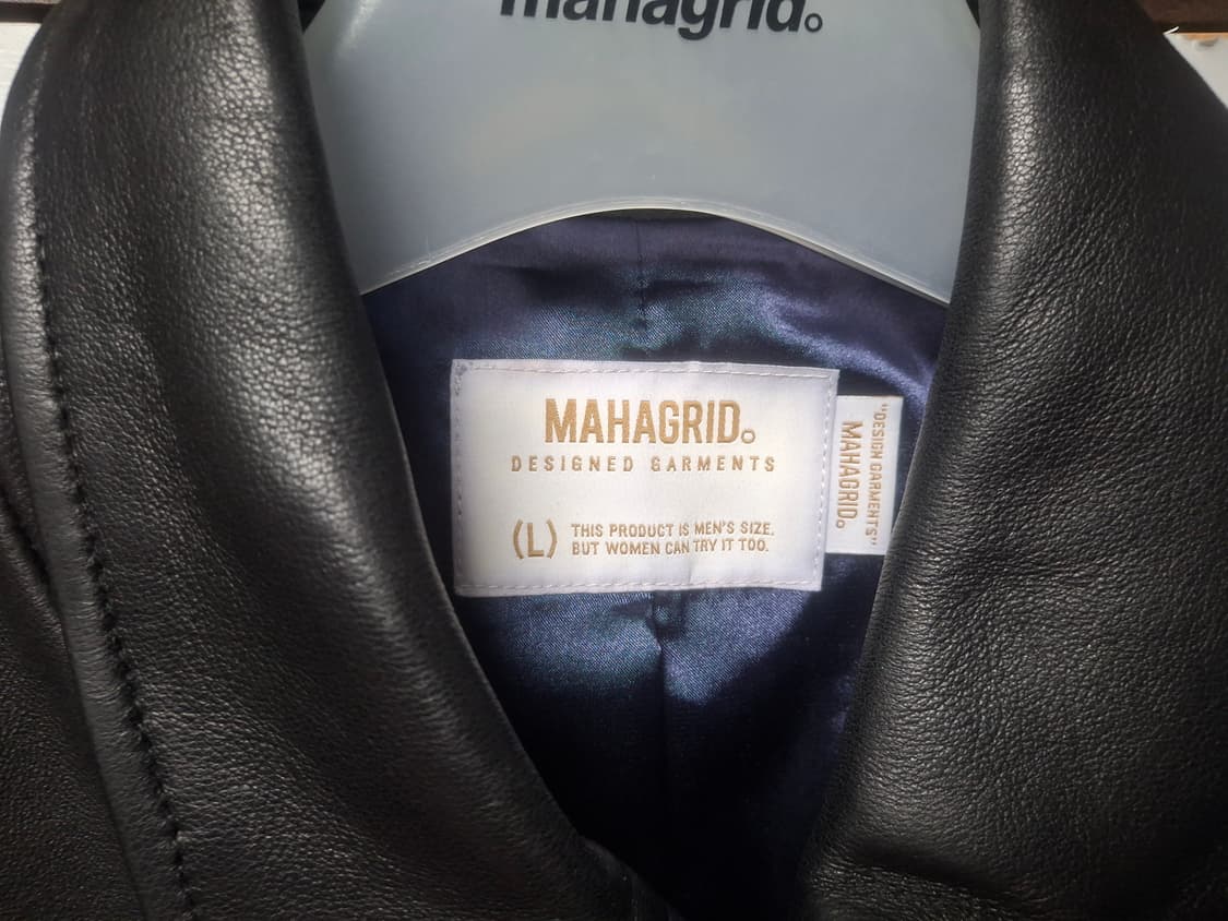 마하그리드 램스킨 레더자켓 L 상품이미지3