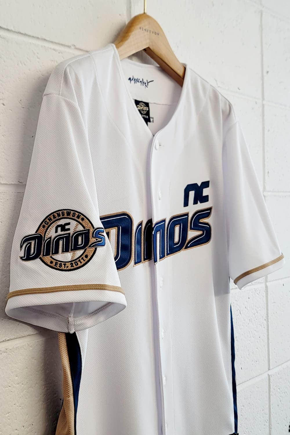 [95.M] NC다이노스 홈 져지(유니폼) No.37 박건우 마킹 판매 상품이미지5