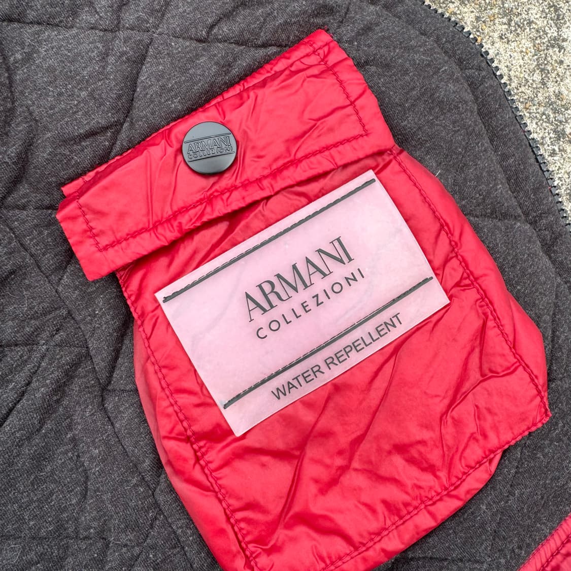 [M~L] 알마니 꼴레지오니 발수 나일론 후드 점퍼  상품이미지8
