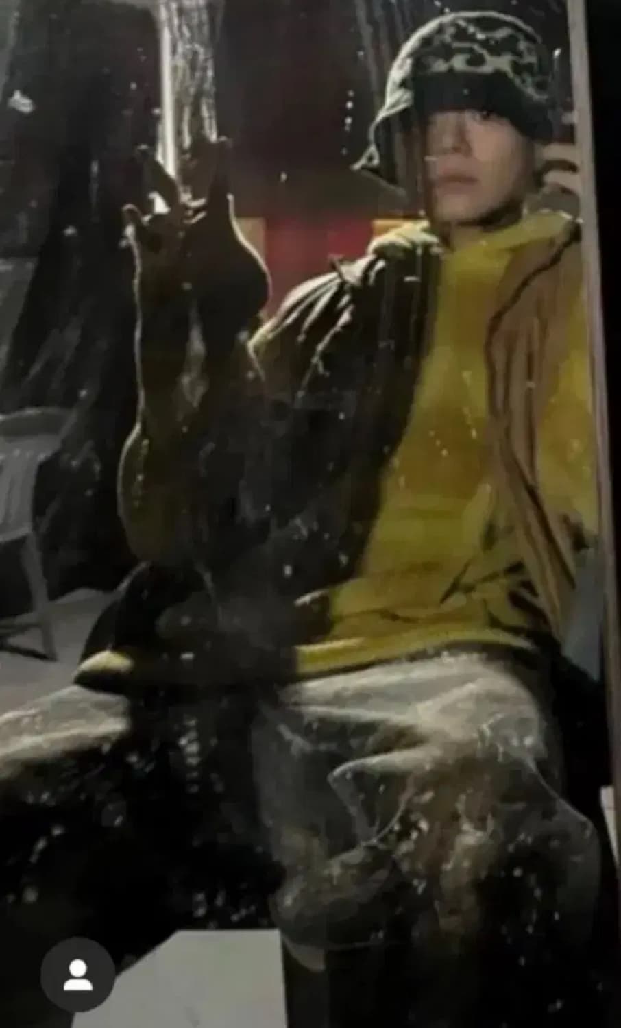 (XL) 스투시 스프레이 다이드 탄 후드  상품이미지5