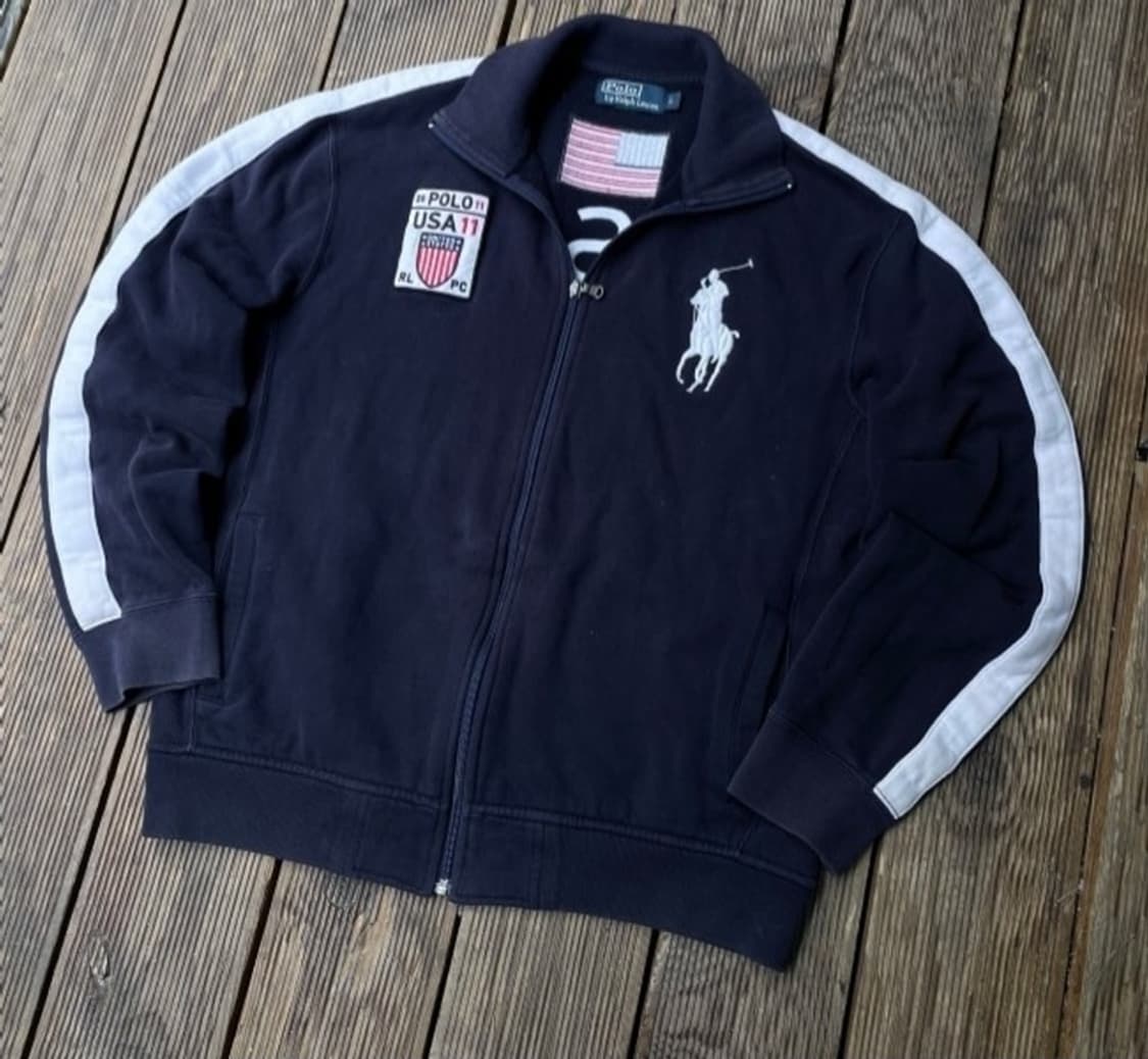 폴로 POLO 빅포니 USA 성조기 집업 100/L 상품이미지3