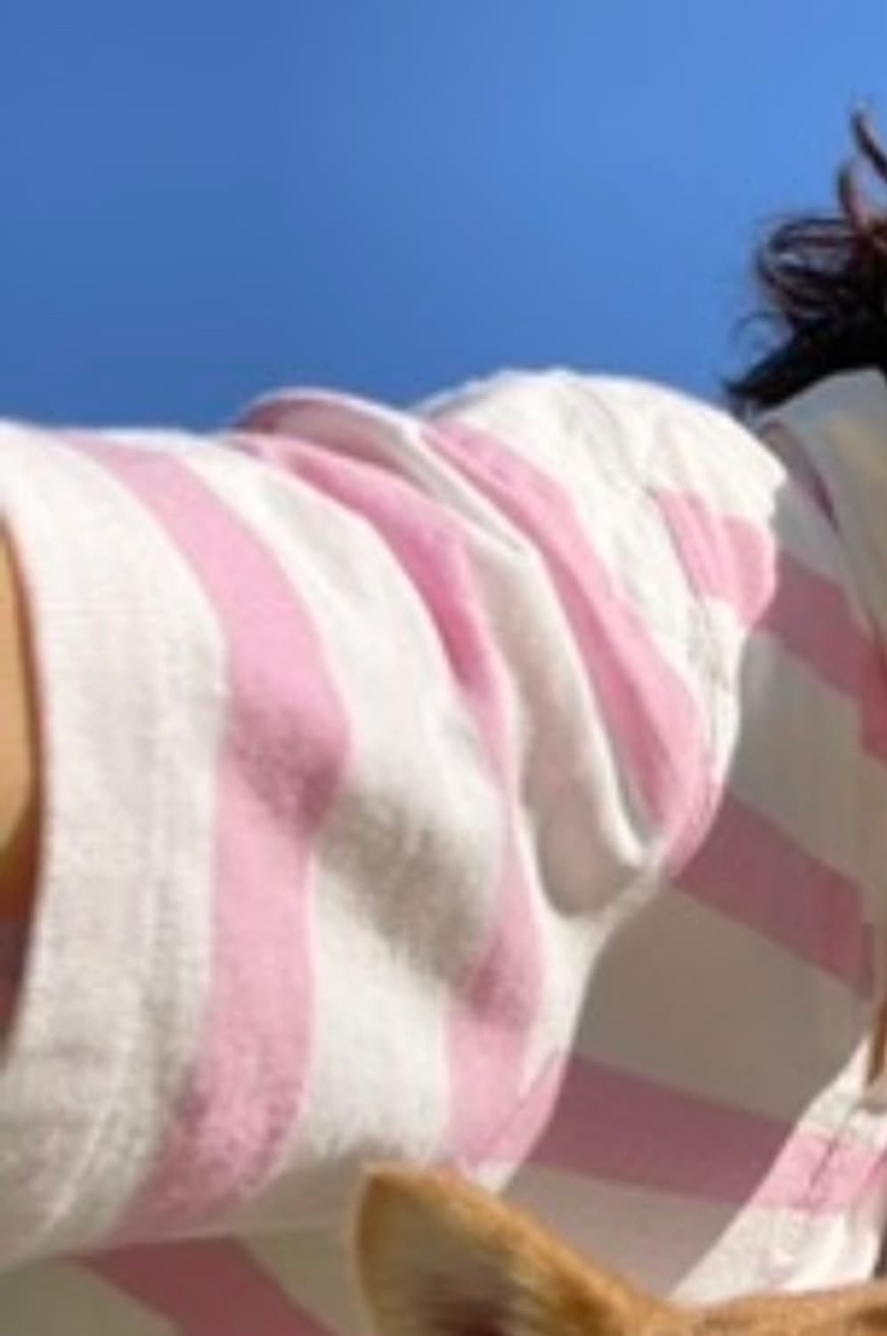 폴로 랄프로렌 핑크 스트라이프 카라티 M 상품이미지10