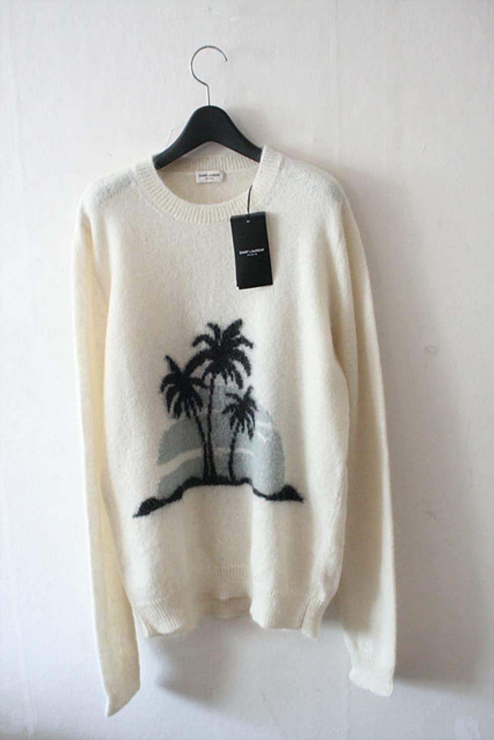 SAINT LAURENT 생로랑 모헤어 니트 스웨터 새제품 상품이미지1