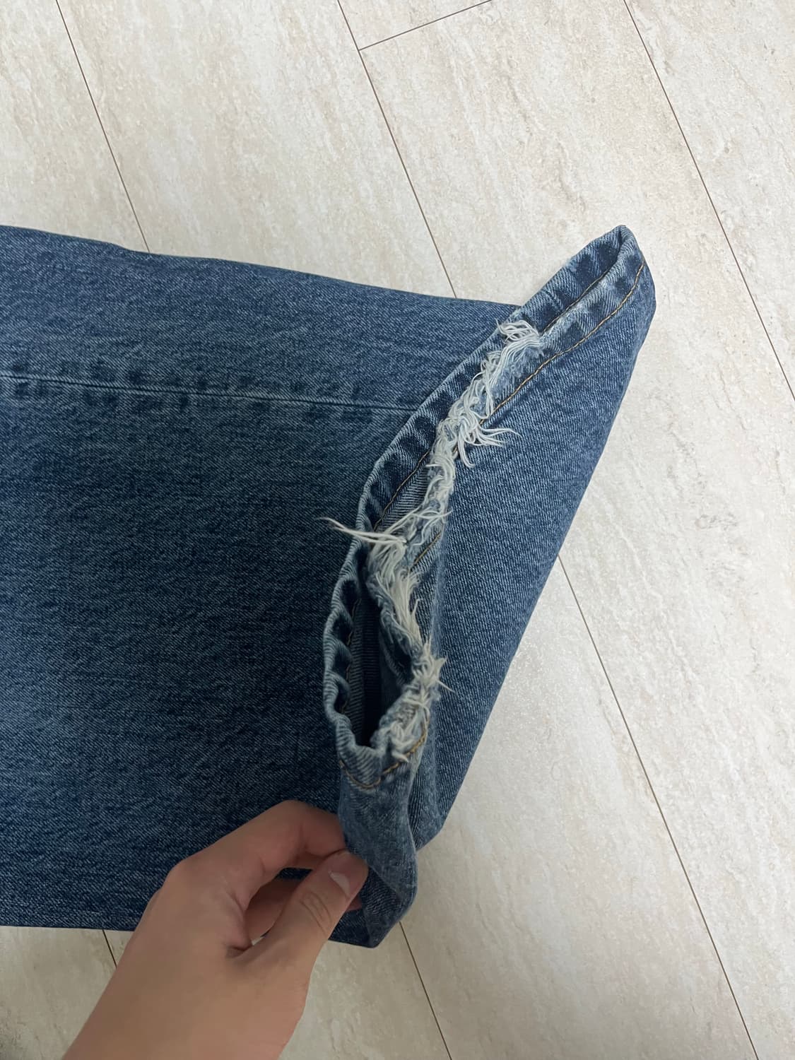 해칭룸 와이드 커브진 2사이즈 상품이미지3