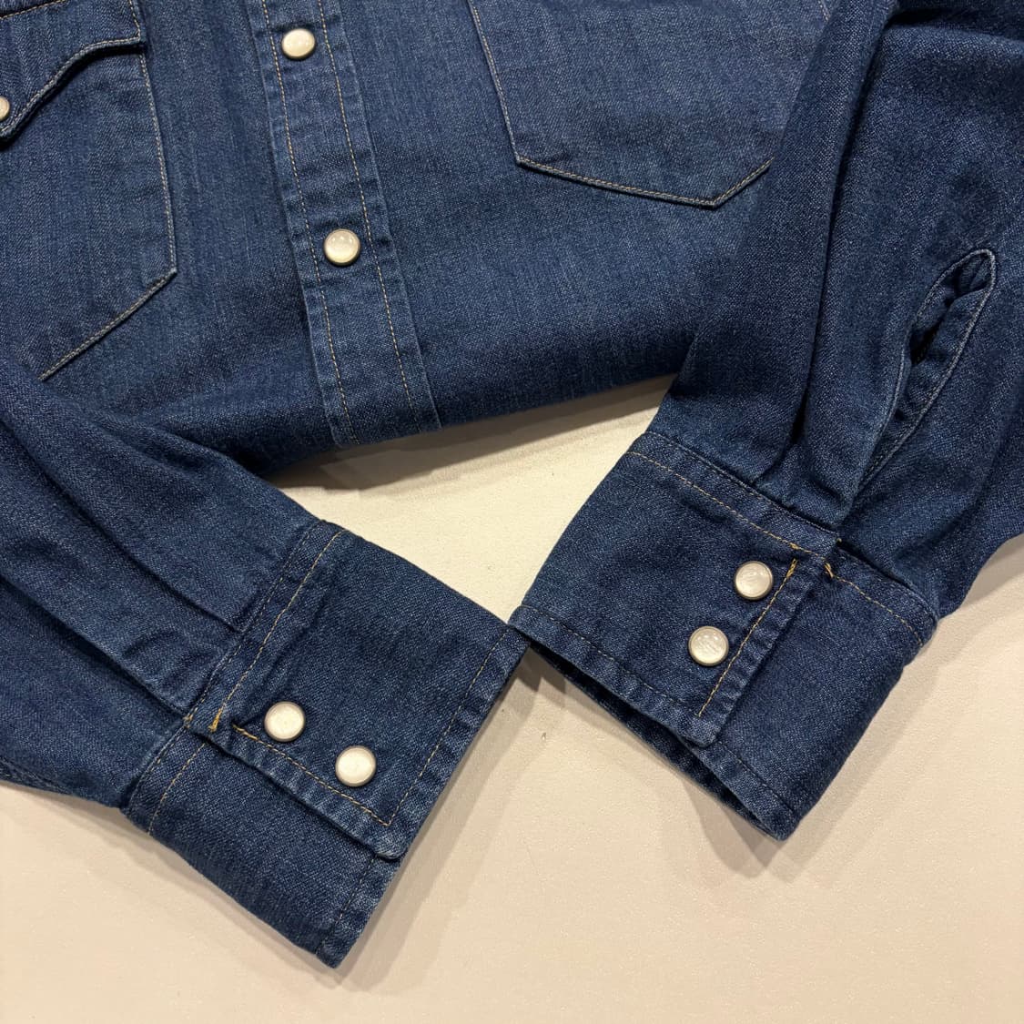 [L] 리바이스 데님 웨스턴 셔츠 남방 B551 상품이미지6