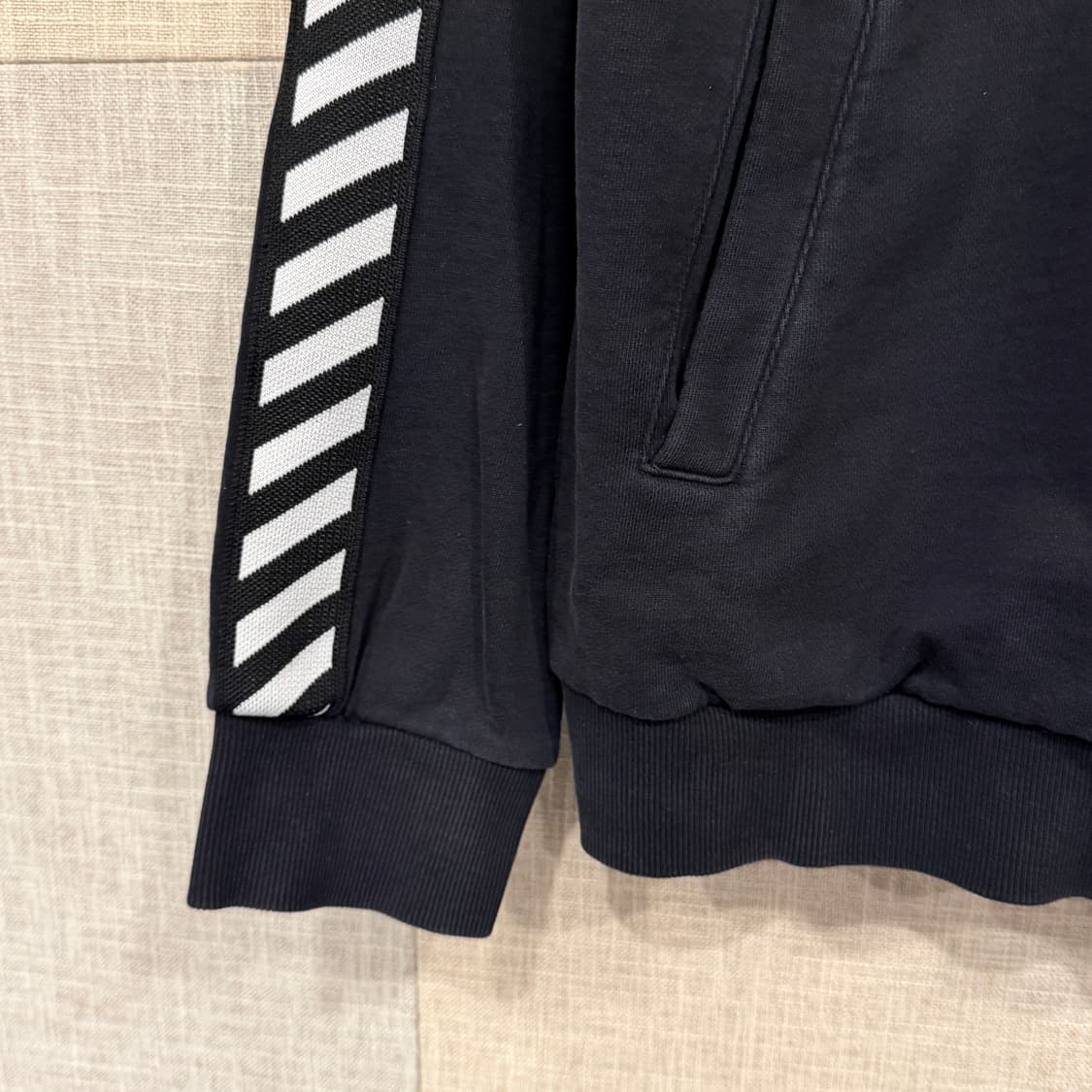 라이프워크 백로고 사이드라인 후드집업 FREE 블랙 상품이미지5