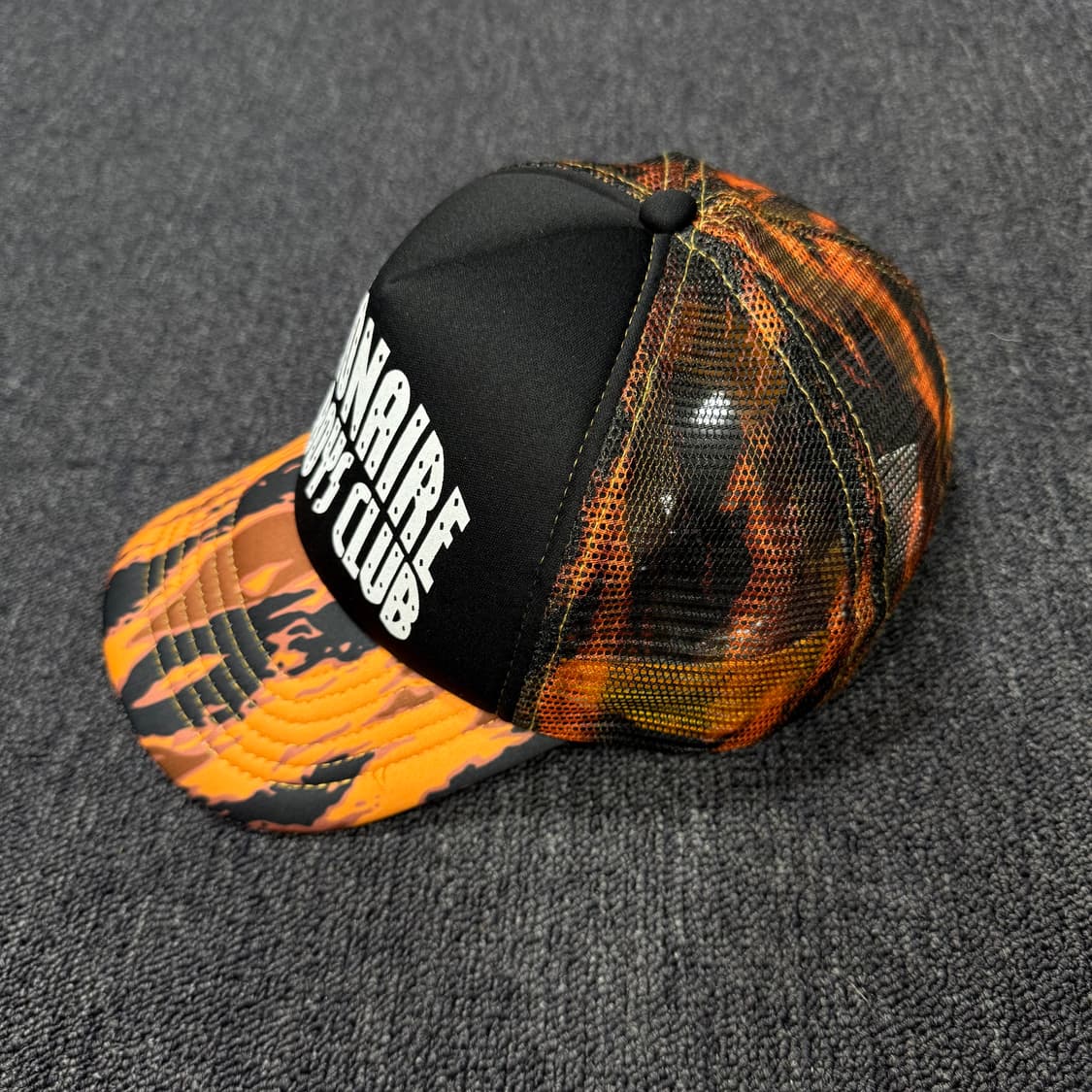 빌리어네어보이즈클럽 오렌지 카모 트러커 캡 상품이미지2