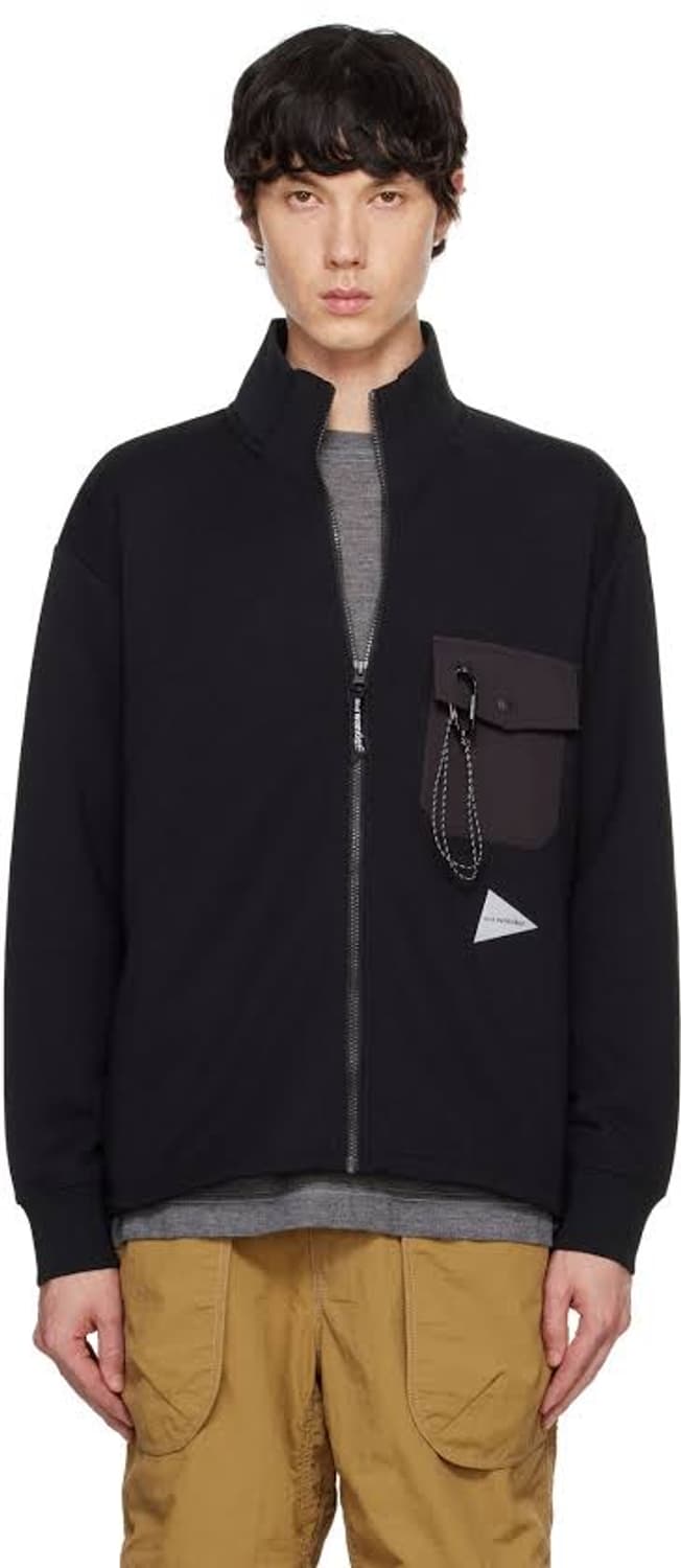 And wander airly warm full zip Black XL 상품이미지1