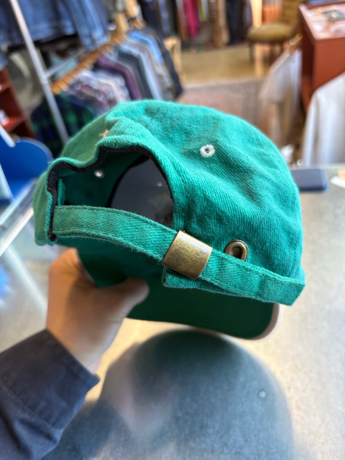 자메이카 자수 빈티지 투톤 캡 상품이미지3