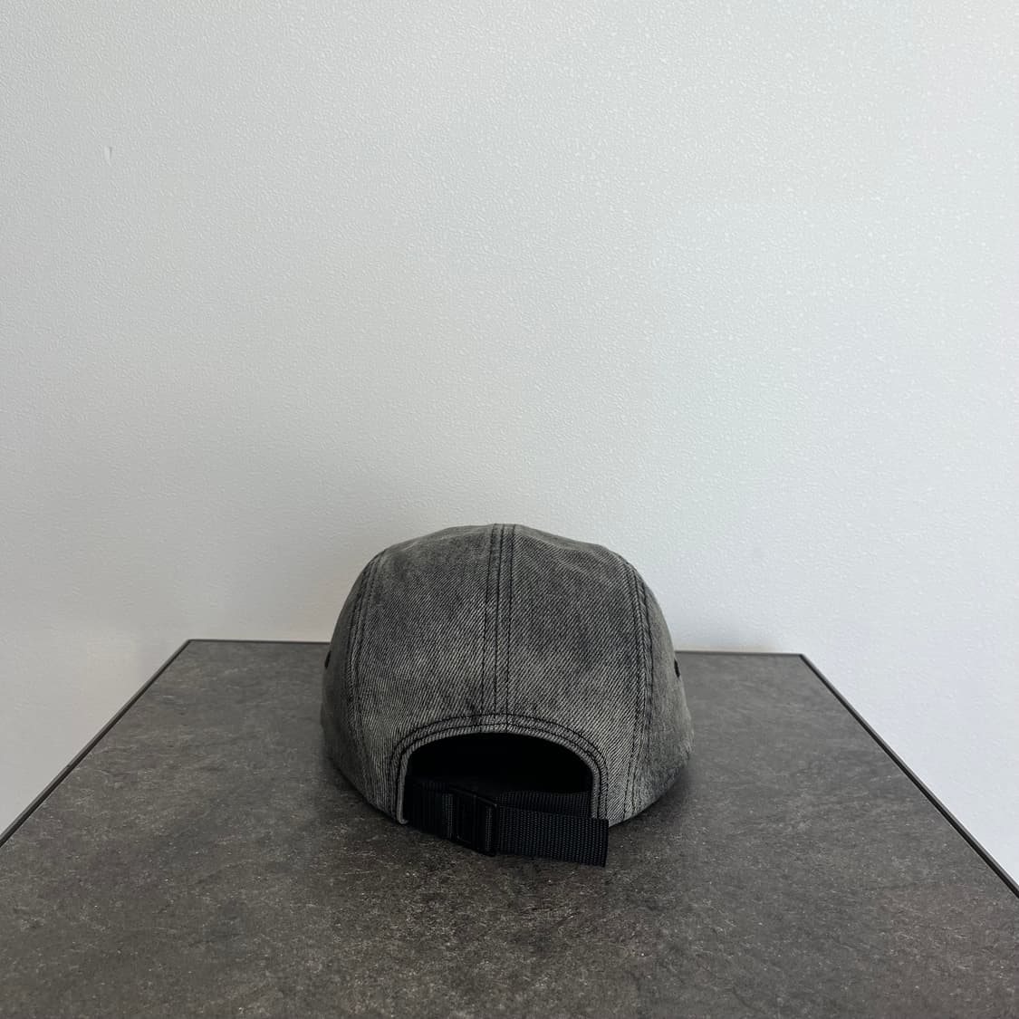 (OS) 슈프림 박스로고 캠프캡 모자 데님 블랙 상품이미지4