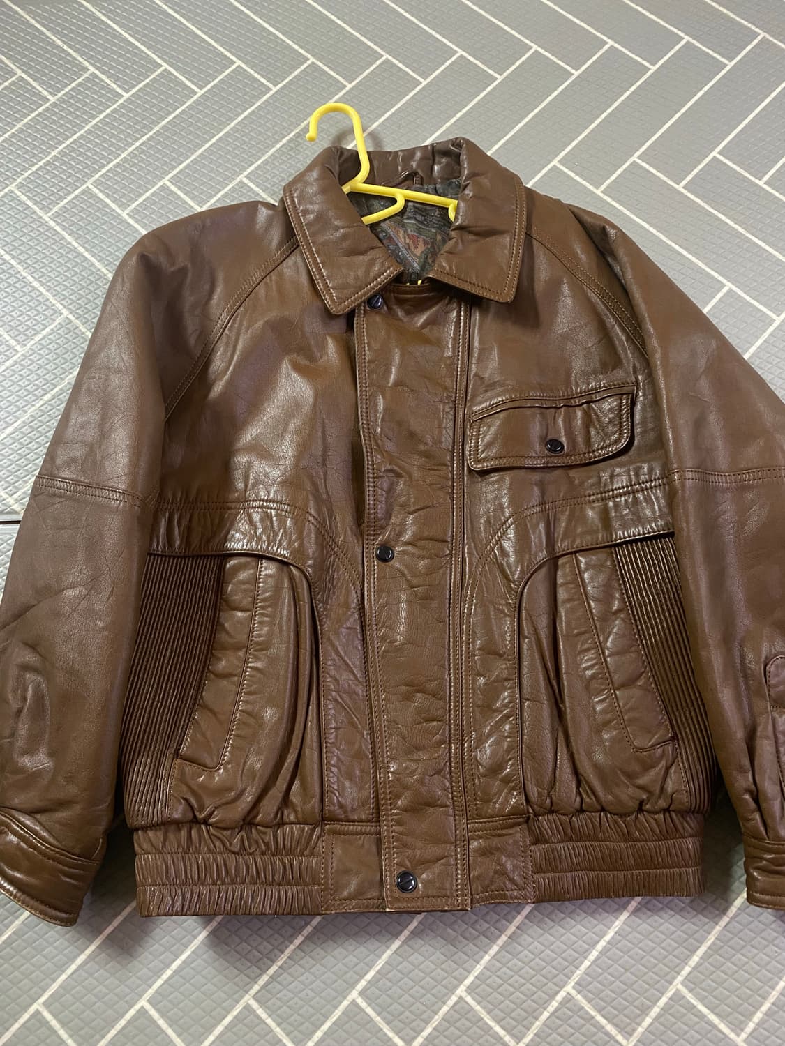 리얼가죽자켓 일본빈티지 상품이미지1